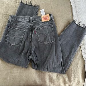 Levi’s 501 High rise straight jeans